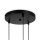 Lampe à suspendre métal verre E14 largeur 40 cm H : max. 222,5 cm