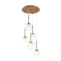 Suspension métal verre G9 Ø 58 cm H : max....