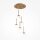 Suspension métal verre G9 Ø 58 cm H : max. 344,1 cm