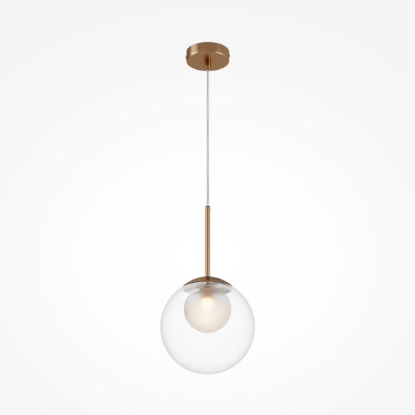 Lampe à suspendre métal verre Ø 20 cm H : max. 344,1 cm G9