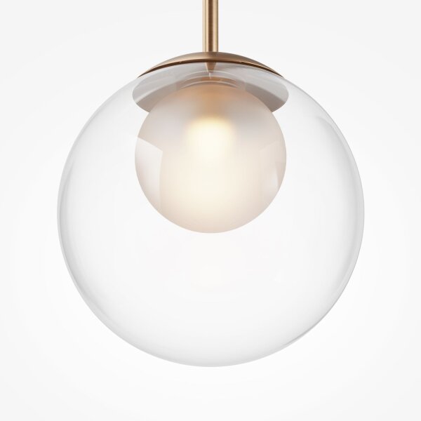 Lampe à suspendre métal verre Ø 20 cm H : max. 344,1 cm G9