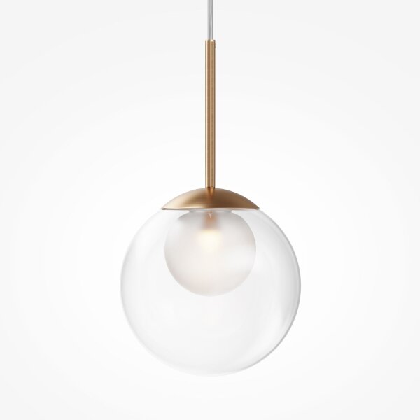 Lampe à suspendre métal verre Ø 20 cm H : max. 344,1 cm G9