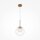 Lampe à suspendre métal verre Ø 20 cm H : max. 344,1 cm G9