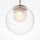 Lampe à suspendre métal verre Ø 20 cm H : max. 344,1 cm G9