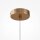 Lampe à suspendre métal verre Ø 20 cm H : max. 344,1 cm G9