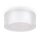 Plafonnier Métal Tissu E27 rond D : 52 cm Blanc Moderne