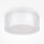 Plafonnier Métal Tissu E27 rond D : 52 cm Blanc Moderne