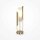 Lampe de table métal verre 75,3 cm en or blanc E14 HEIDI