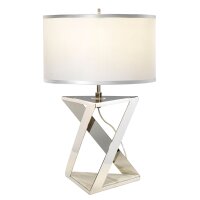 Lampe de table design pied en marbre contemporain 71cm de...
