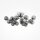 Lampe de plafond métal verre G9 75 cm large chrome gris fumé