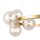 Lampe à suspendre verre fumé métal G9 67 cm large abat-jour sphérique