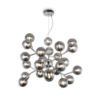 Suspension Métal Verre fumé L : 65 cm...