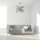 Suspension Métal Verre fumé L : 65 cm Chrome Gris fumé