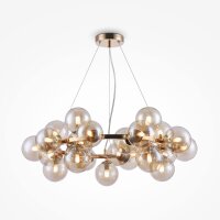 Suspension verre fumé métal G9 largeur 69...
