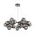 Lampe à suspendre métal verre fumé G9 largeur 69 cm Moderne