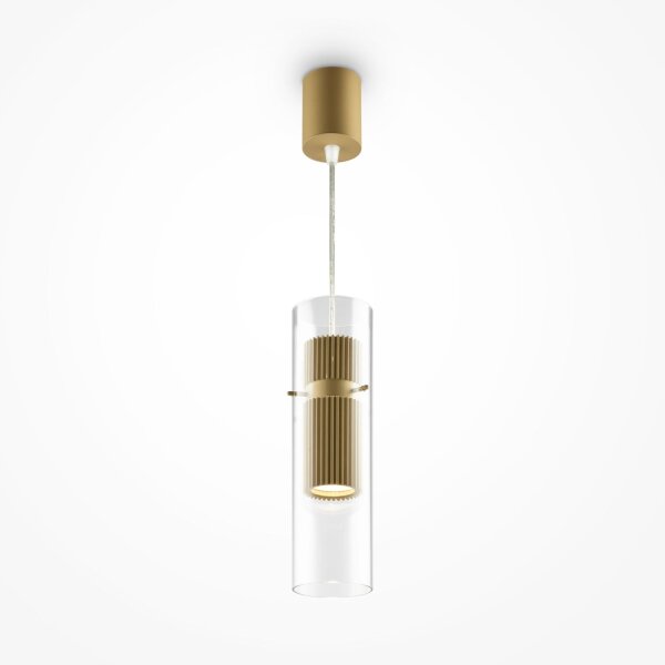 Lampe à suspendre aluminium verre GU10 Ø 8 cm H : max. 170 cm