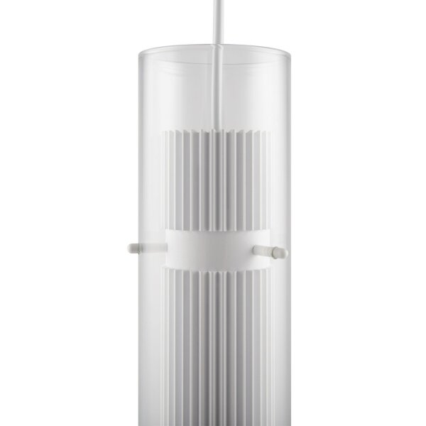 Lampe à suspendre aluminium verre GU10 D : 8 cm H : max. 170 cm