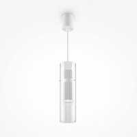Lampe à suspendre aluminium verre GU10 D : 8 cm H...