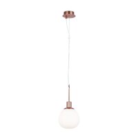 Lampe &agrave; suspendre m&eacute;tal verre rond D : 15...