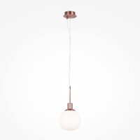 Lampe à suspendre métal verre rond D : 15...