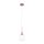 Lampe à suspendre métal verre rond D : 15 cm H : max. 153 cm E14