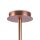 Lampe de plafond métal verre E14 96 cm de large en laiton blanc