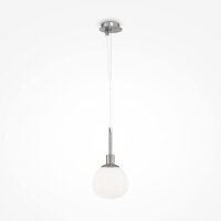 Lampe à suspendre verre métal E14 ronde D :...