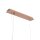 Lampe à suspendre verre métal E14 H : max. 149,3 cm Moderne