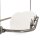 Suspension métal verre E14 H : max. 137 cm 3 flammes