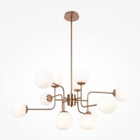 Lampe à suspendre métal verre H : max. 140...