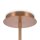 Lampe à suspendre métal verre H : max. 140 cm en or blanc E14