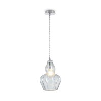 Suspension métal verre E14 Ø 16 cm H : max....