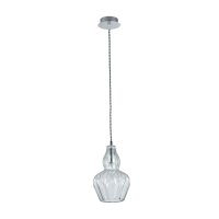 Suspension métal verre E14 Ø 16 cm H : max....
