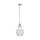 Suspension métal verre E14 Ø 16 cm H : max. 143 cm