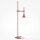 Lampe de table métal verre hauteur 65 cm en laiton blanc E14