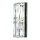 Applique métal verre hauteur 25 cm chrome E14 allongée
