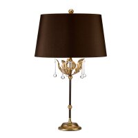 Lampe de table design Abat-jour en tissu 72cm de haut...