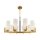 Lustre métal verre E27 largeur 86 cm Moderne KAYA