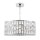 Lampe à suspendre métal E27 Ø 50 cm H : max. 47,5 cm Chrome