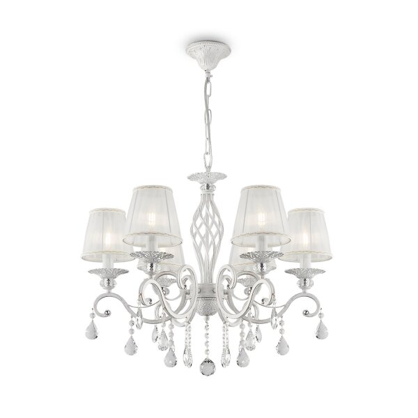 Suspension métal tissu 63 cm de large H : max. 116 cm