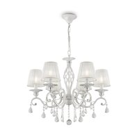 Suspension métal tissu 63 cm de large H : max. 116 cm