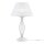 Lampe de chevet métal tissu E14 56 cm rond Classique