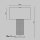 Lampe de chevet en acier inoxydable tissu 47 cm en or blanc