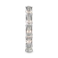 Lampadaire métal E14 126,5 cm de haut cristal...