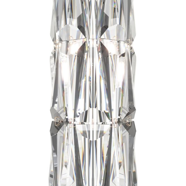 Lampe de table métal D : 20 cm 58 cm en or E14 2 flammes