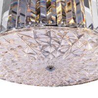 Lampe à suspendre métal verre E27 D : 53 cm...