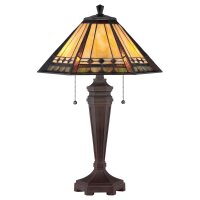 Tiffany lampe de table interrupteur à tirette 60cm...