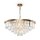 Lampe à suspendre verre métal E14 Ø 70 cm H : max. 120 cm