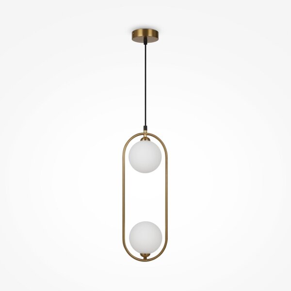 Lampe à suspendre métal verre H : max. 204 cm en laiton blanc