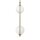Lampe à suspendre métal verre H : max. 204 cm en laiton blanc